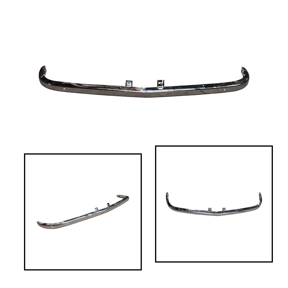 Replacement Front Bumper With Holes, 1969-1973 Nissan Datsun 240Z, (STEEL)