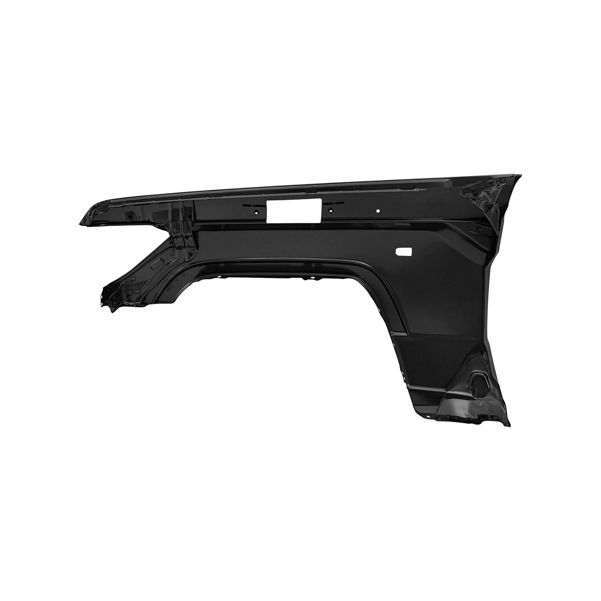 PICK UP FRONT FENDER RH W/ WADING THROAT HOLE AND SIDE LAMP HOLE, 2003-2023 FOR TOYOTA LAND CRUISER LC79